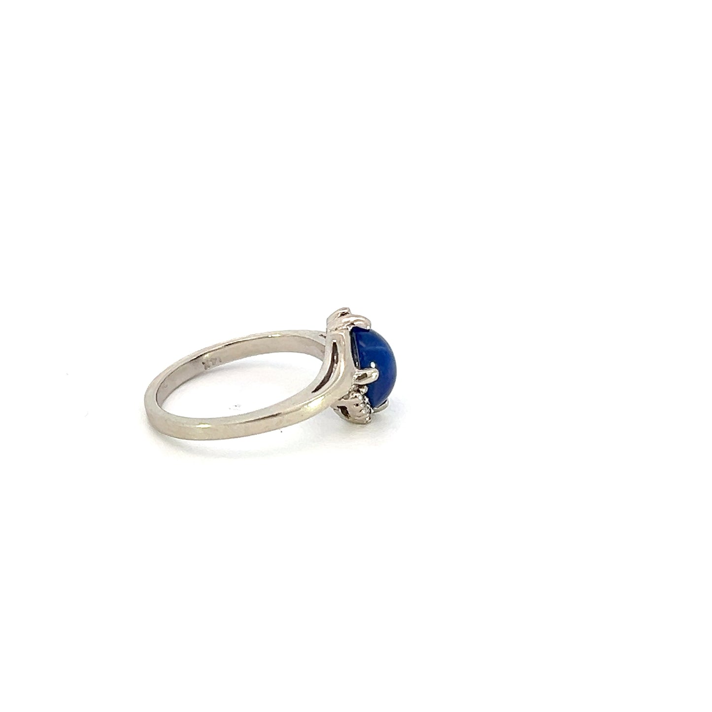 Lab Star Sapphire Ring