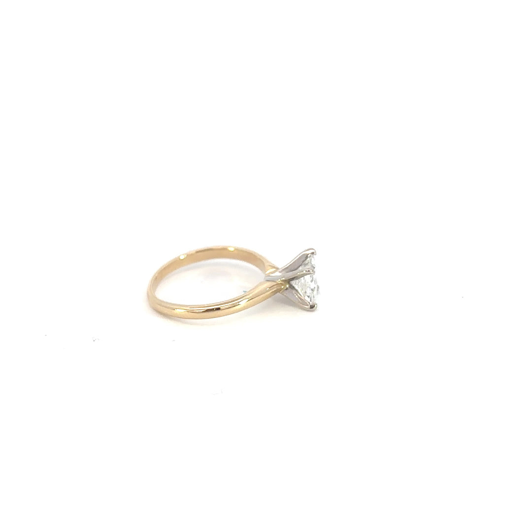 Princess Diamond Solitaire Ring