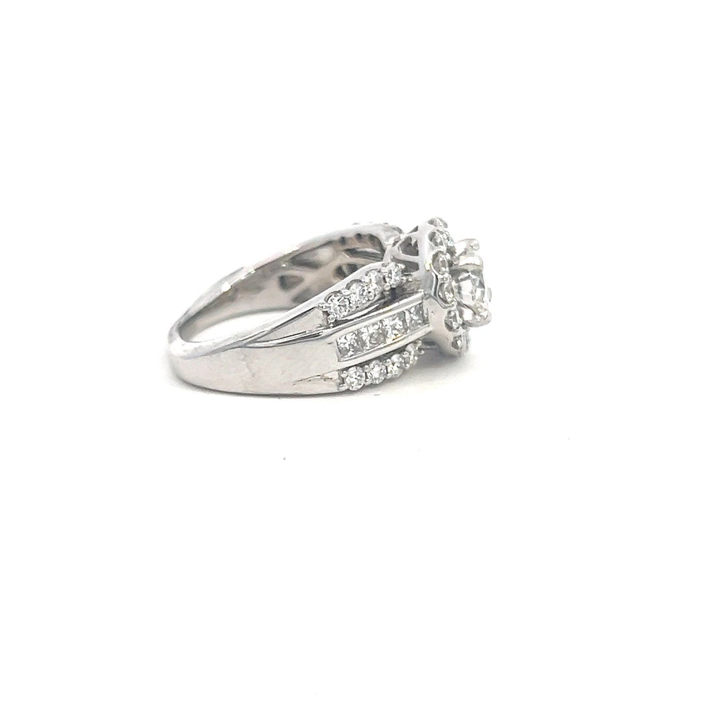 Diamond Halo Wedding Ring