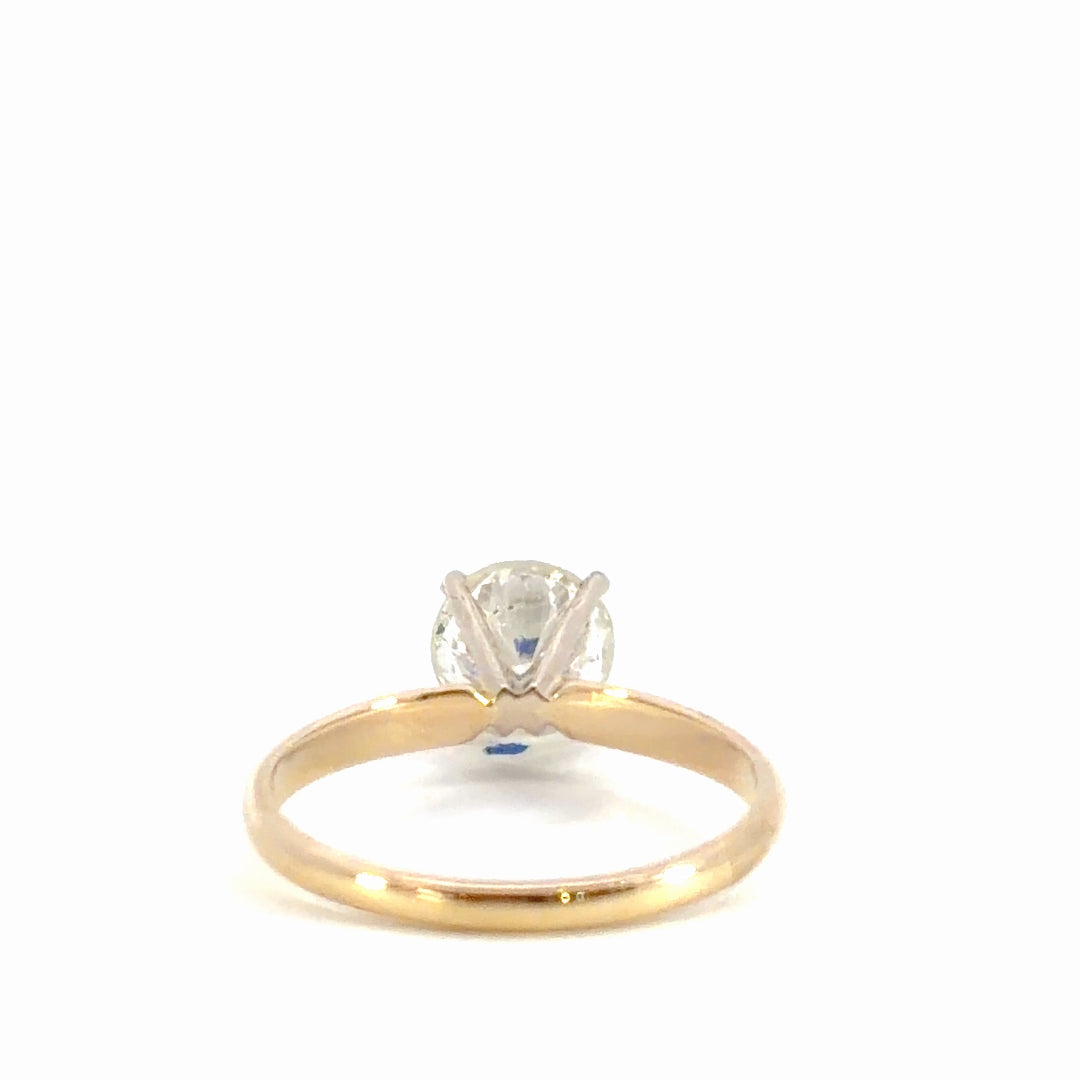 Solitaire Diamond Engagement Ring