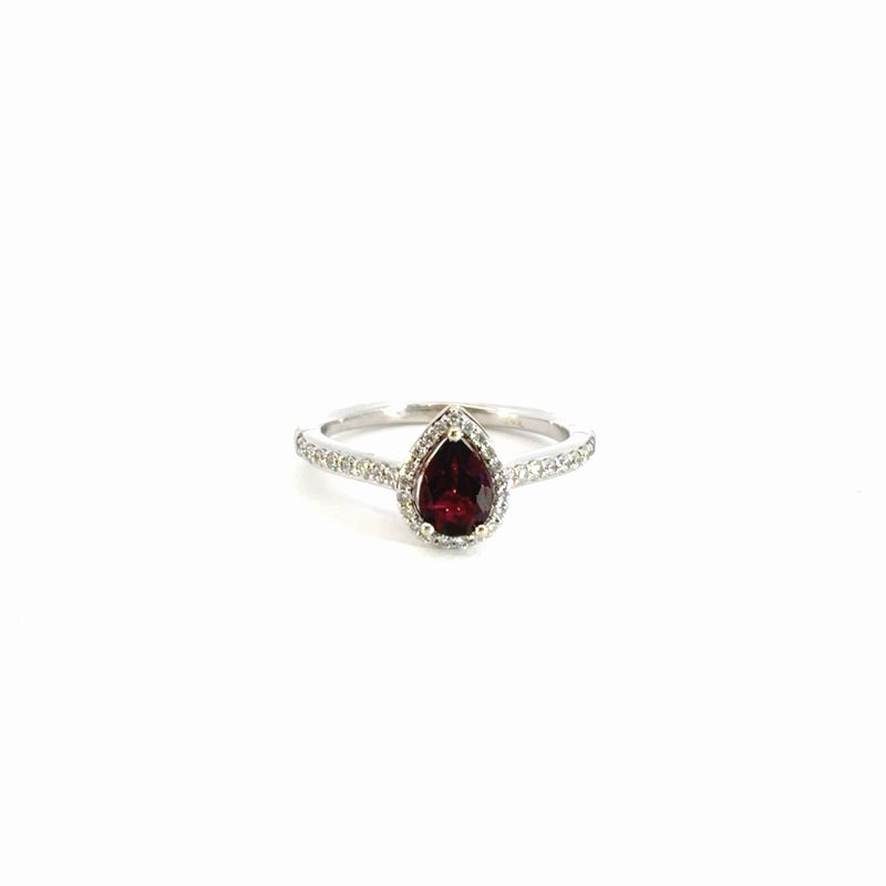 Garnet Mulan Disney Ring