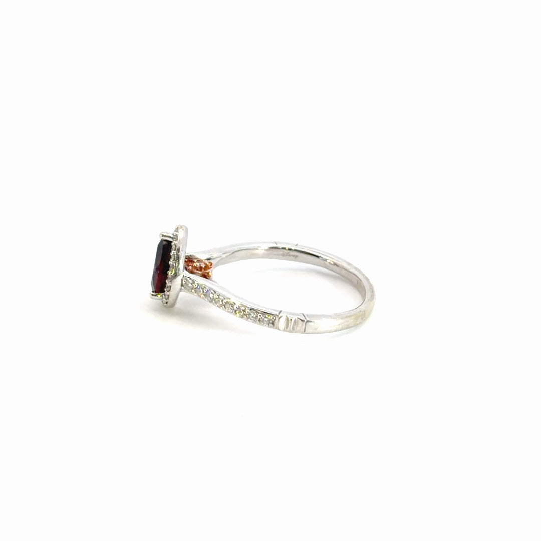 Garnet Mulan Disney Ring