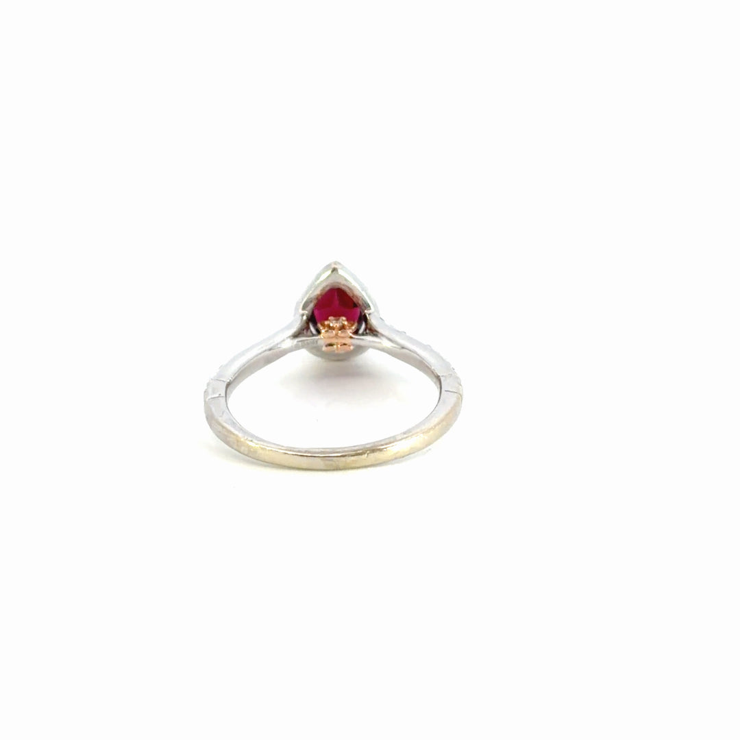 Garnet Mulan Disney Ring