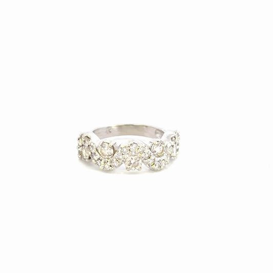 Diamond Swirl Fashion Ring