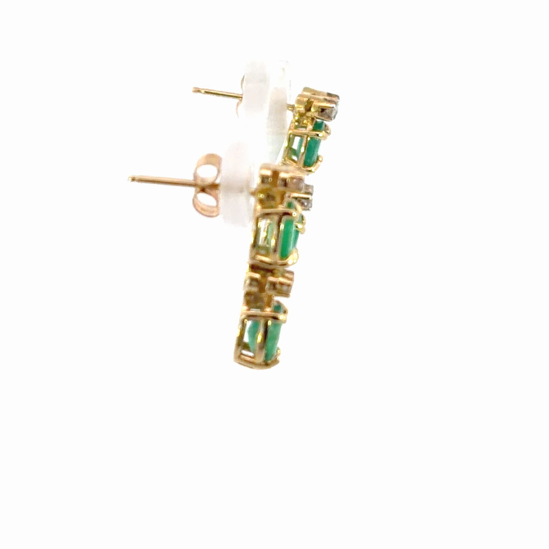 Emerald Drop Earrings