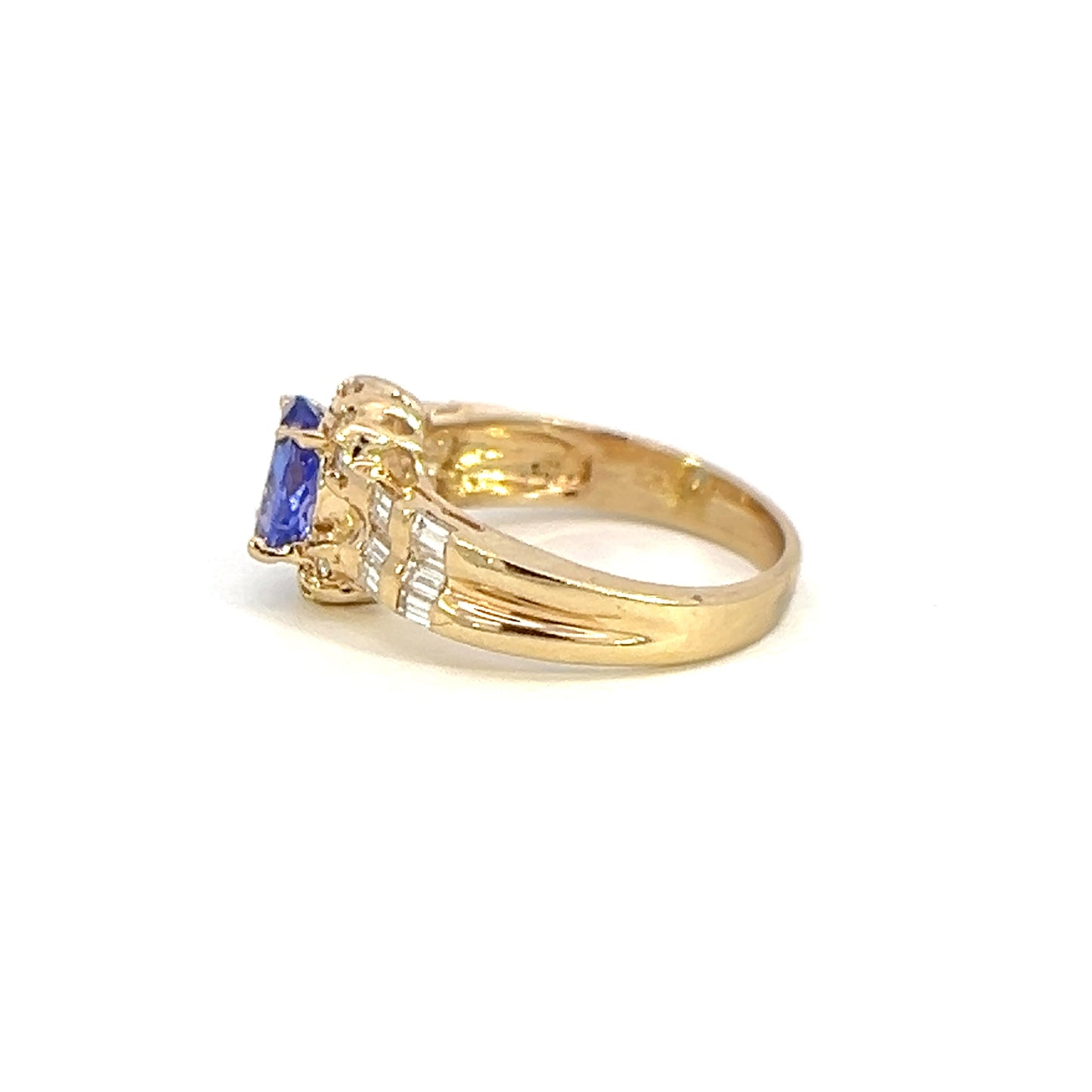 Diamond & Tanzanite Fashion Ring