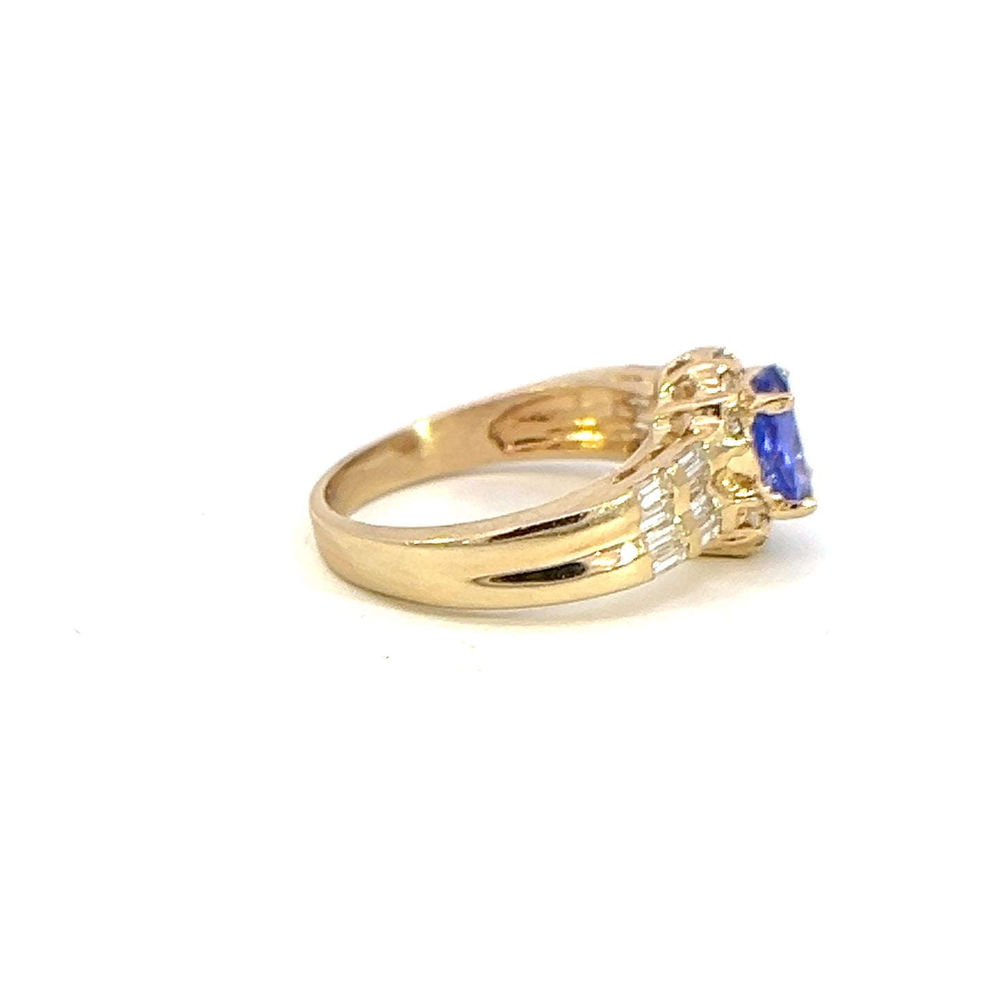 Diamond & Tanzanite Fashion Ring