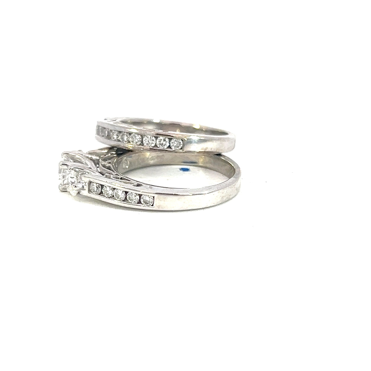 Diamond Trinity Wedding Set