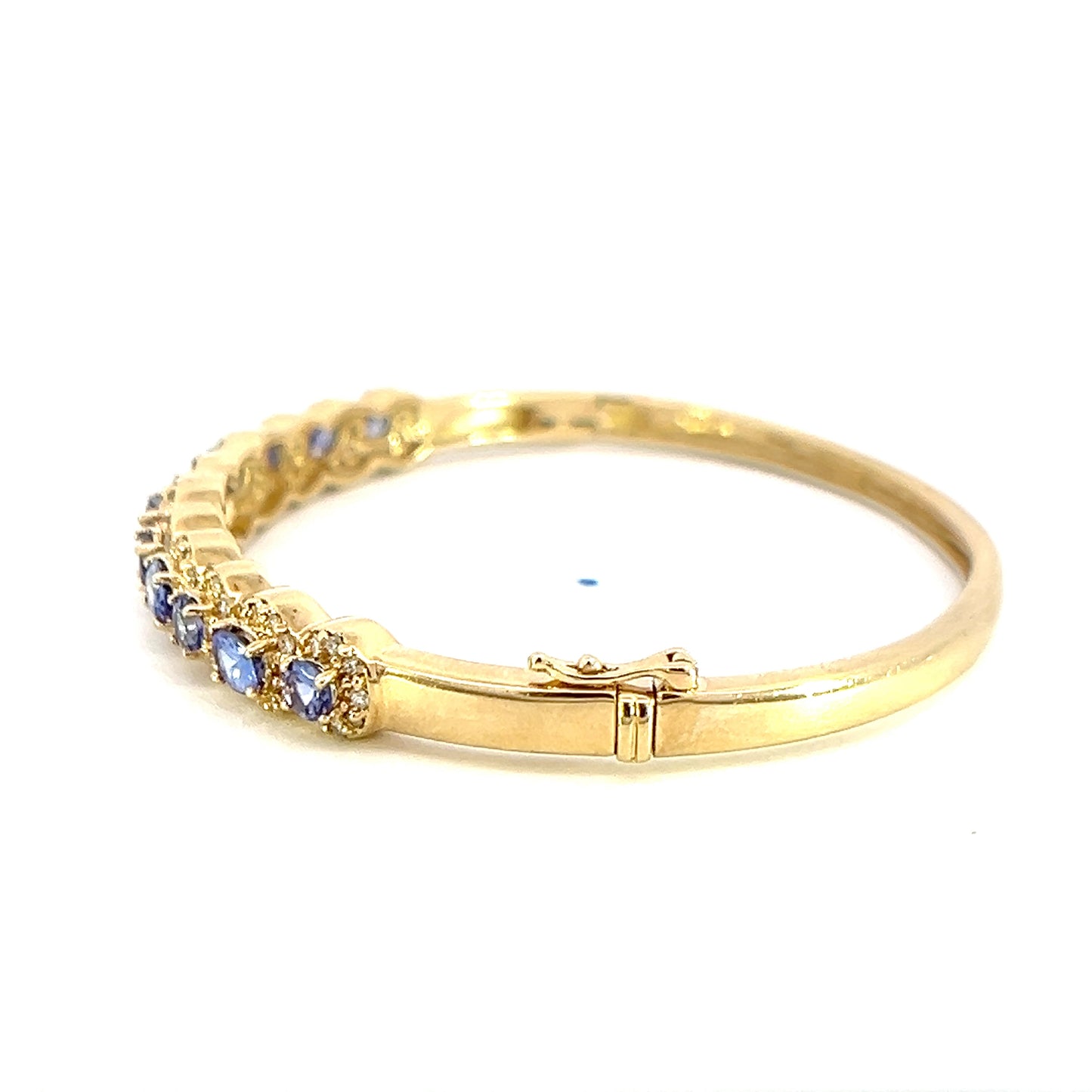 Diamond & Tanzanite Bangle