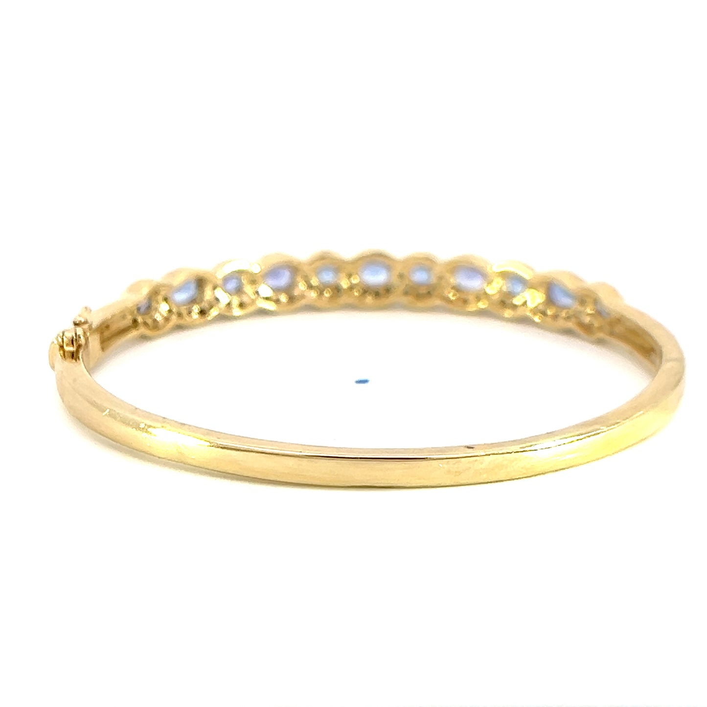 Diamond & Tanzanite Bangle