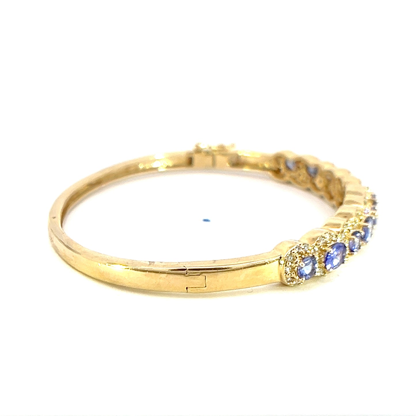 Diamond & Tanzanite Bangle