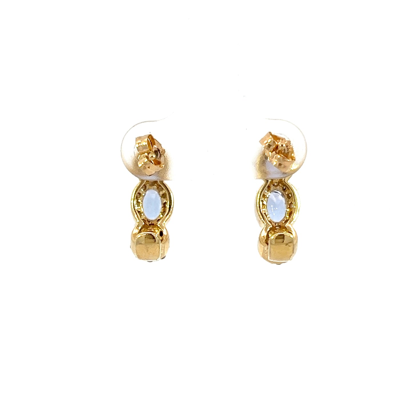 Diamond & Tanzanite J Style Earrings