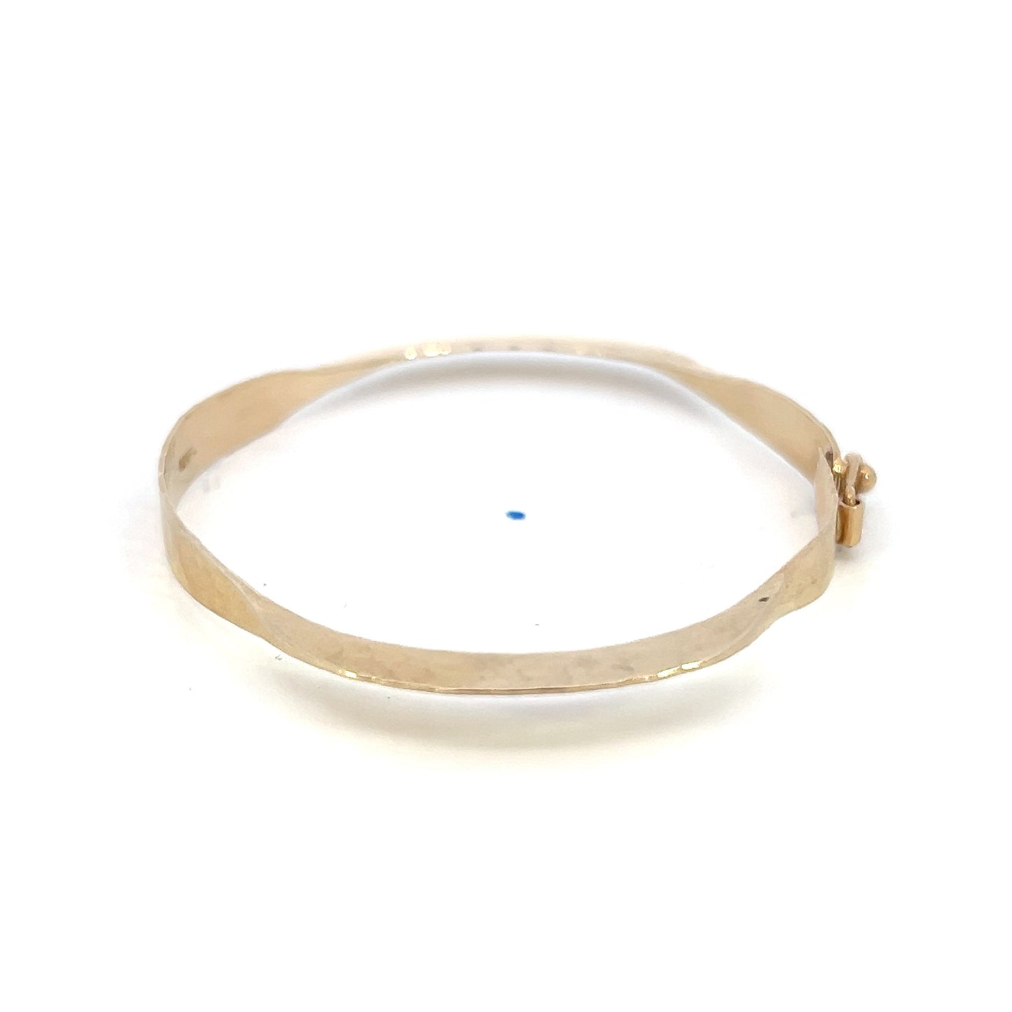 Gold Hammered Bangle