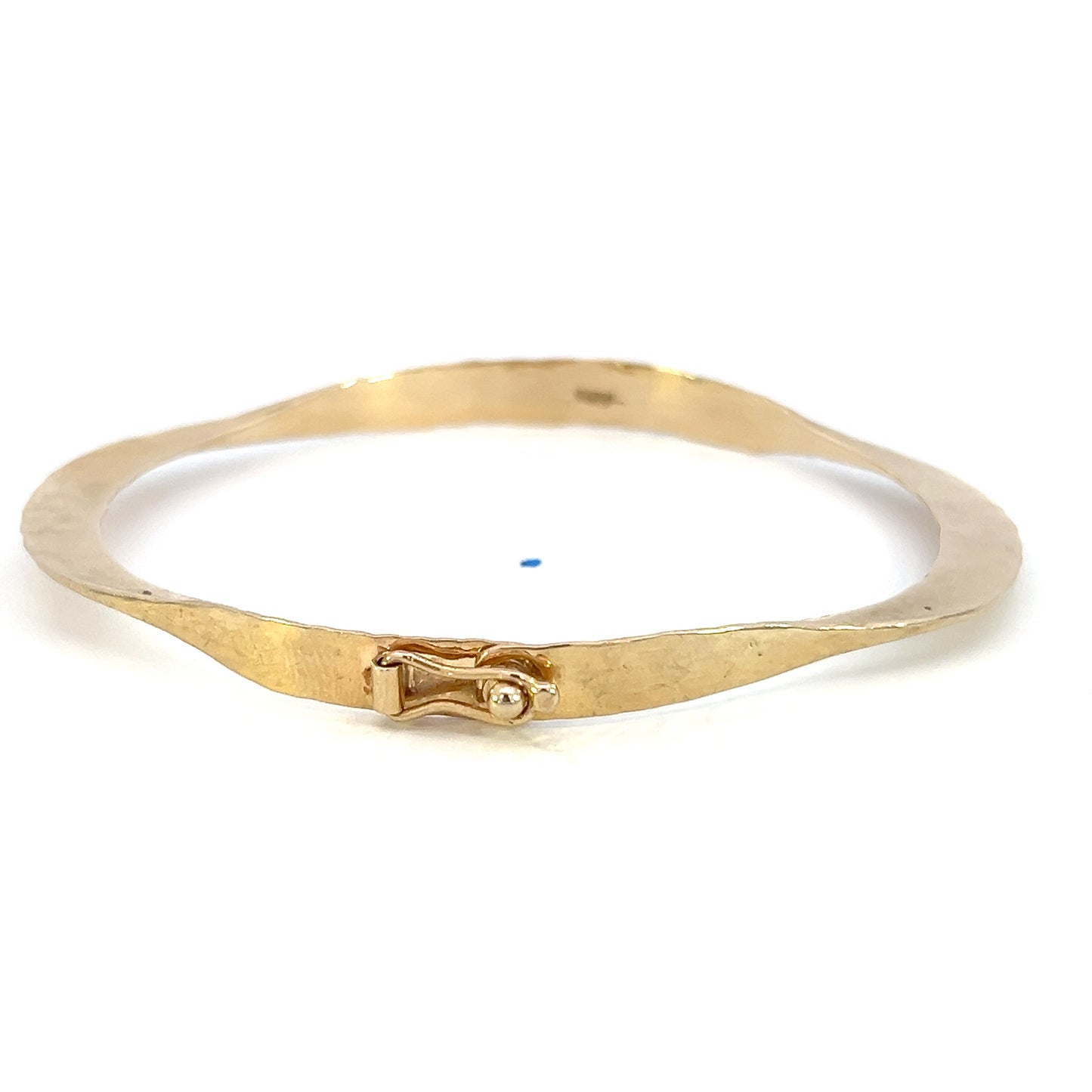 Gold Hammered Bangle