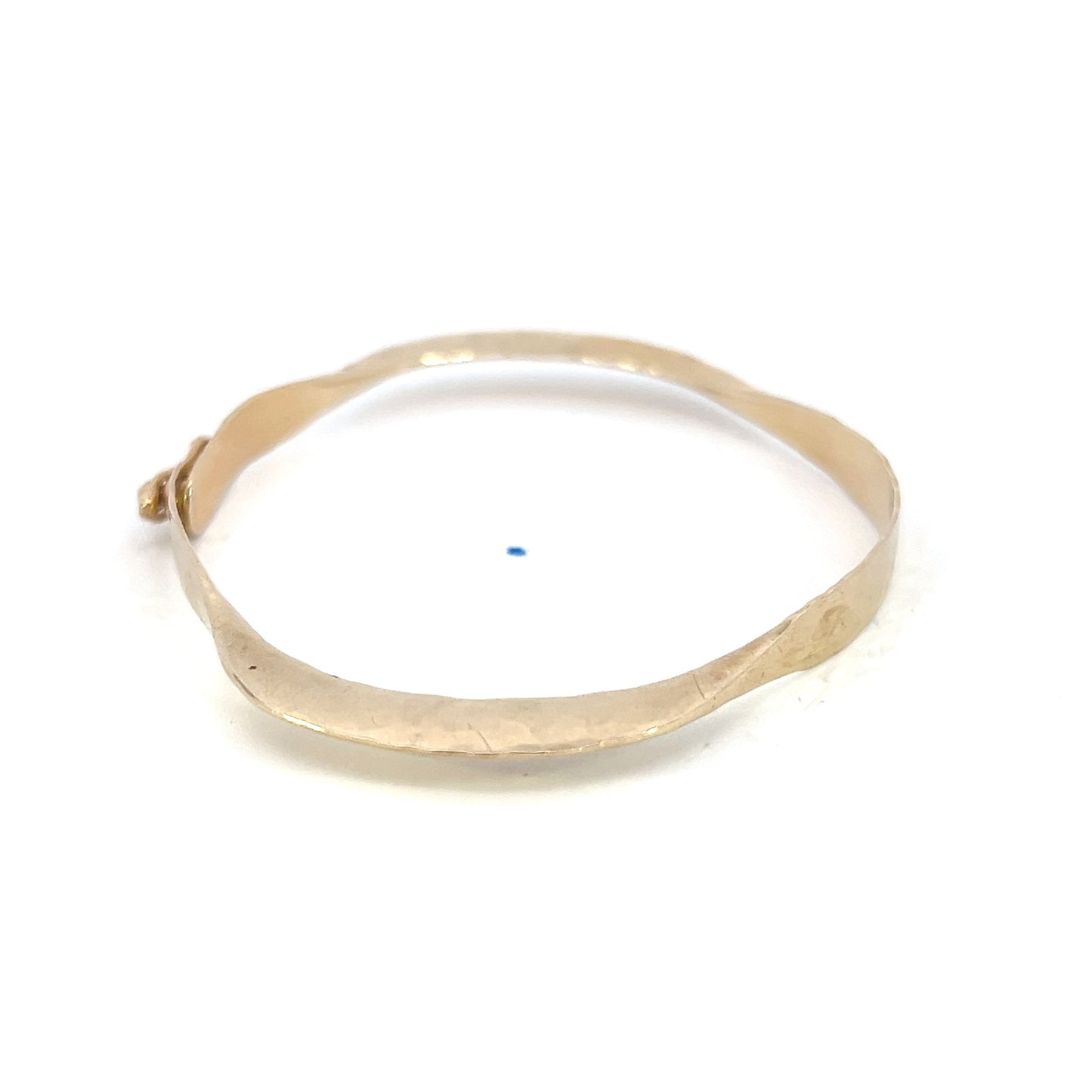 Gold Hammered Bangle