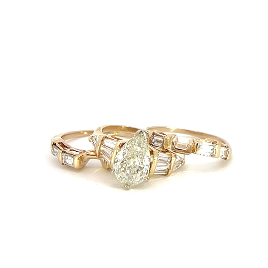 Pear 3 Piece Wedding Set