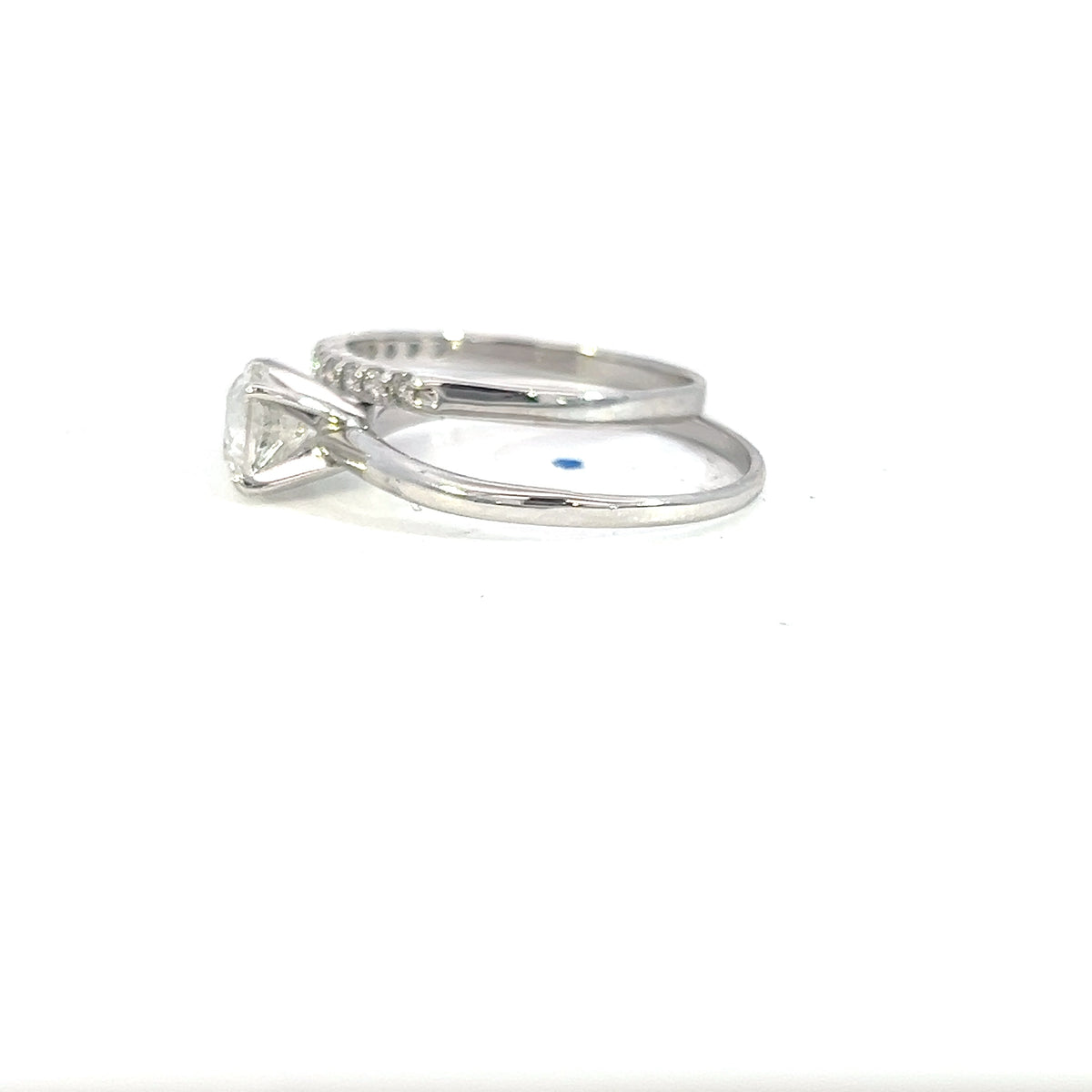 Diamond Solitaire Wedding Set