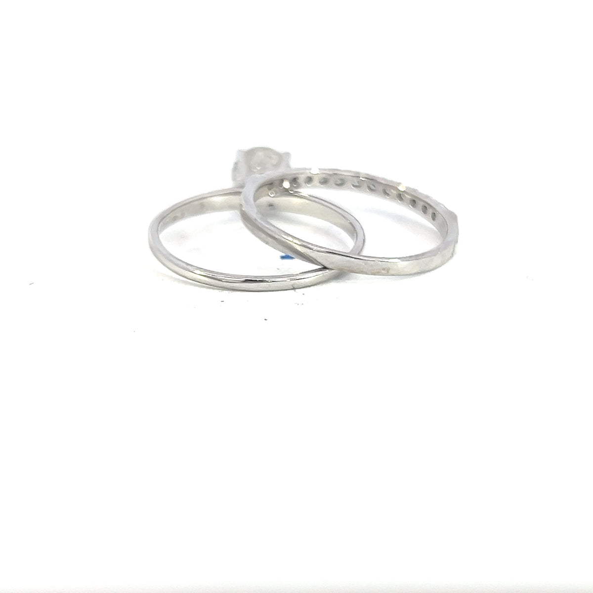 Diamond Solitaire Wedding Set