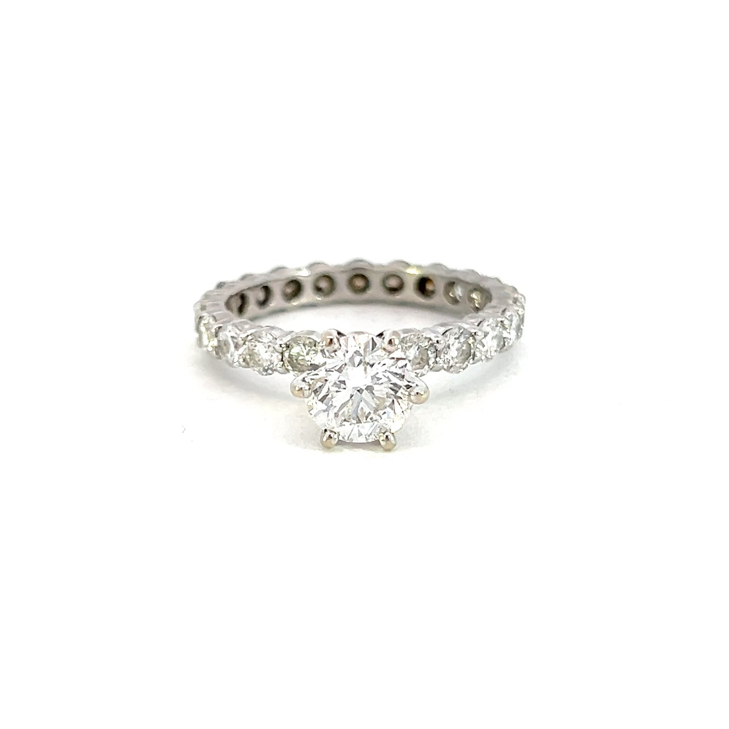 Platinum Eternity Engagement Ring