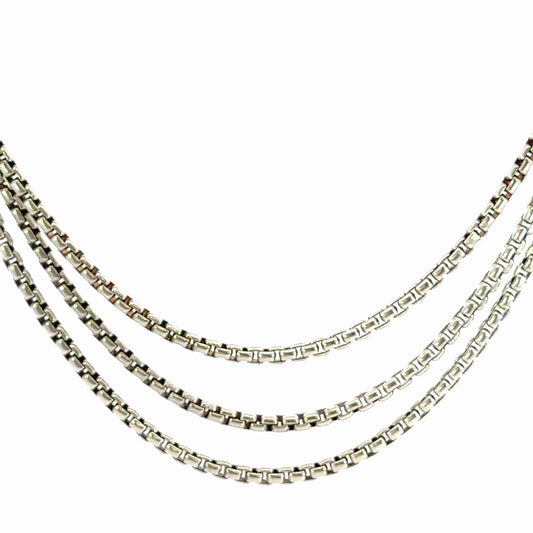 D.Y Three Row Necklace