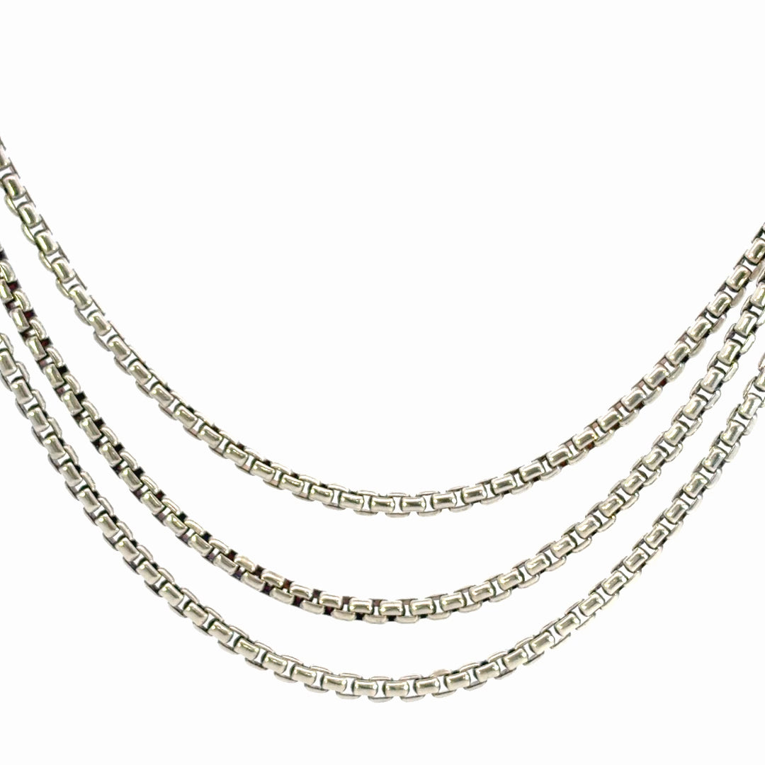 D.Y Three Row Necklace