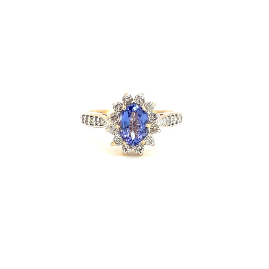Tanzanite & Diamond Ring