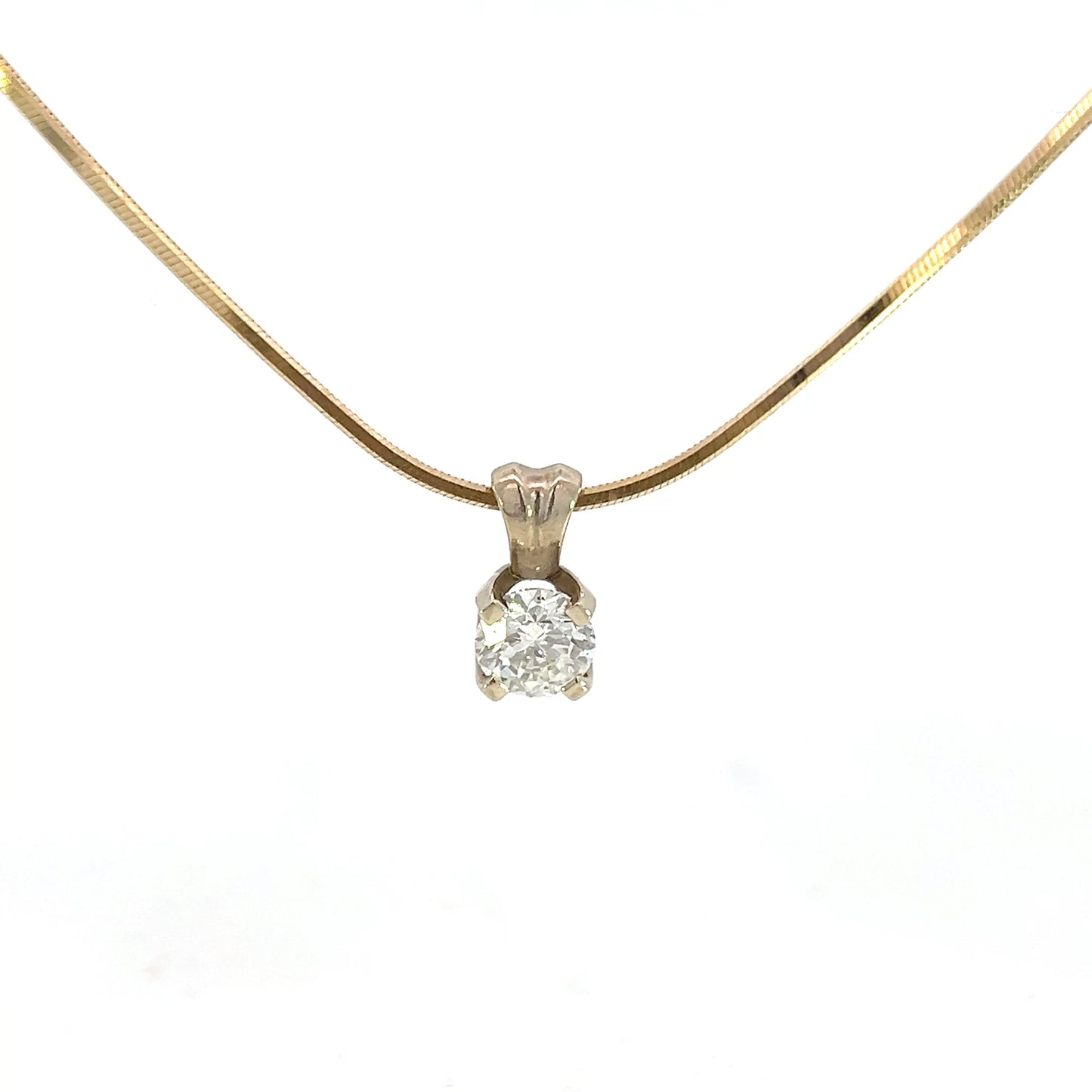 Solitaire Pendant Necklace