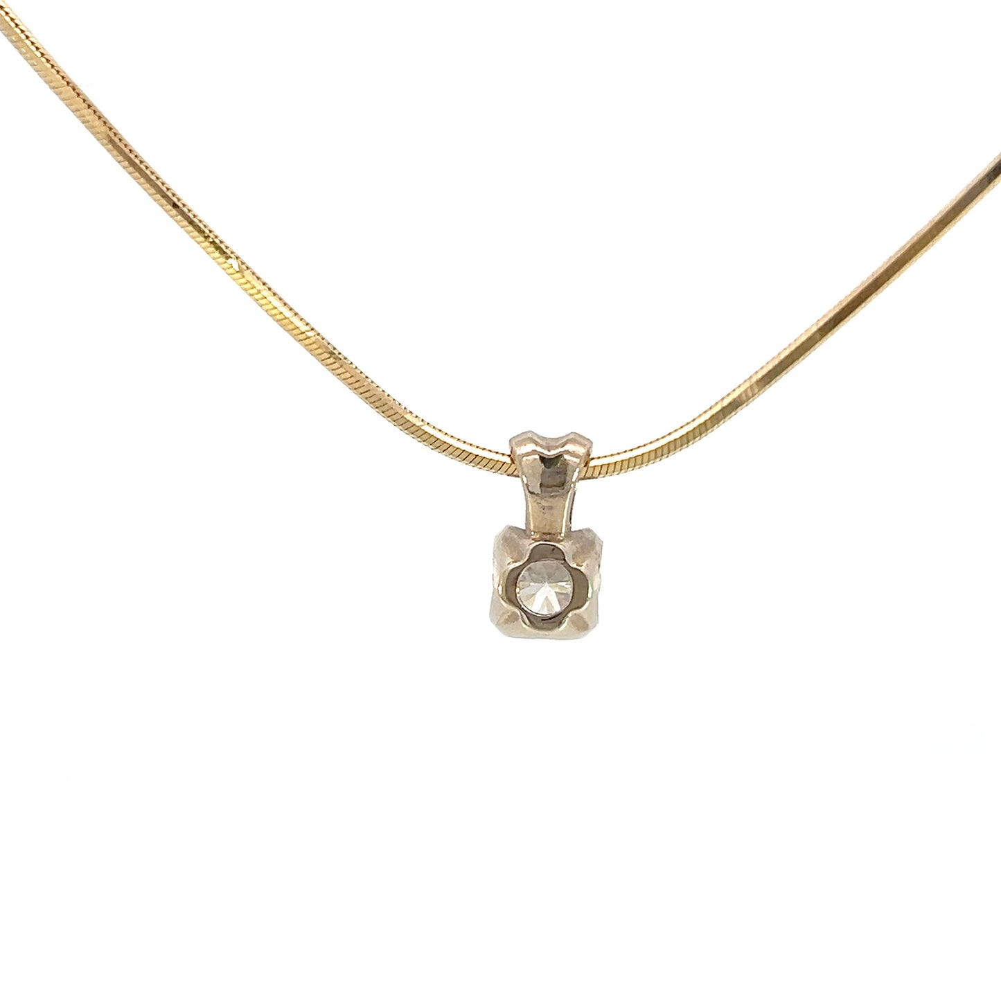 Solitaire Pendant Necklace