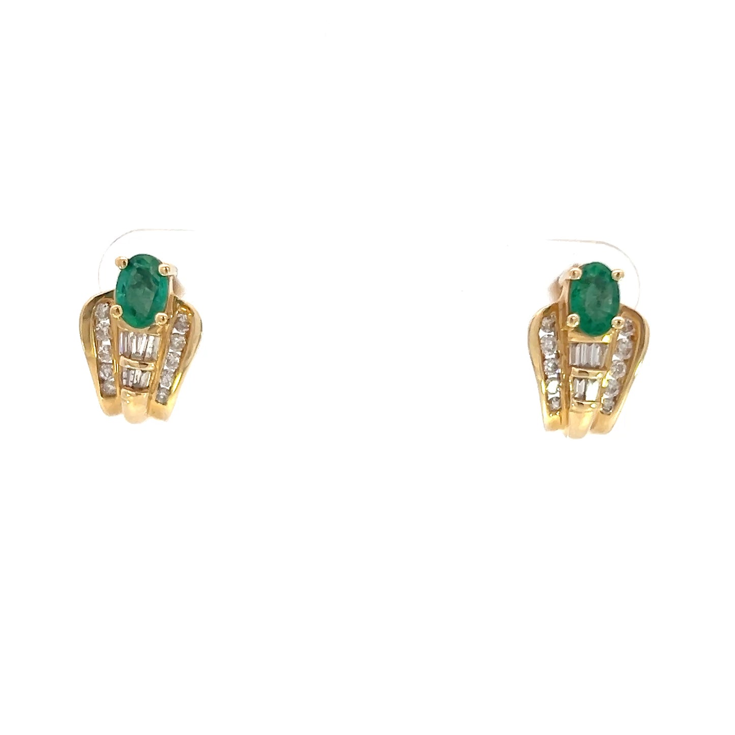 J Style Emerald Earrings