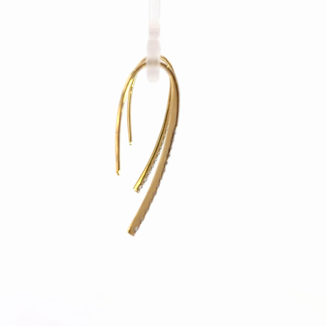 Diamond Dangle Earrings