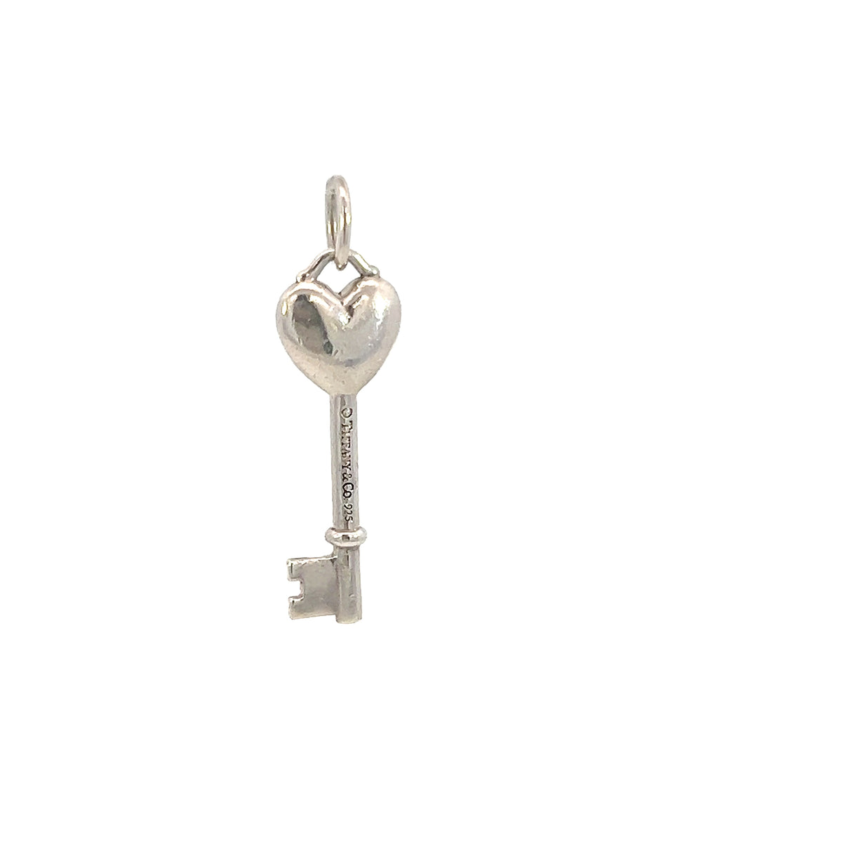 T&CO Enamel Heart Key Pendant