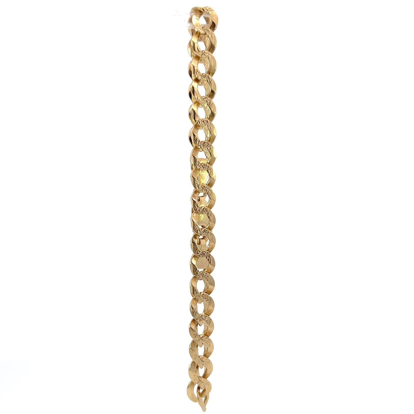 Gold Curb Link Bracelet