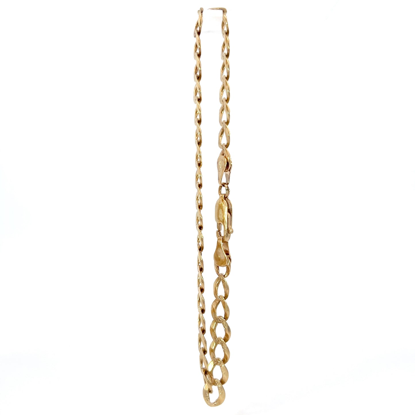 Gold Curb Link Bracelet