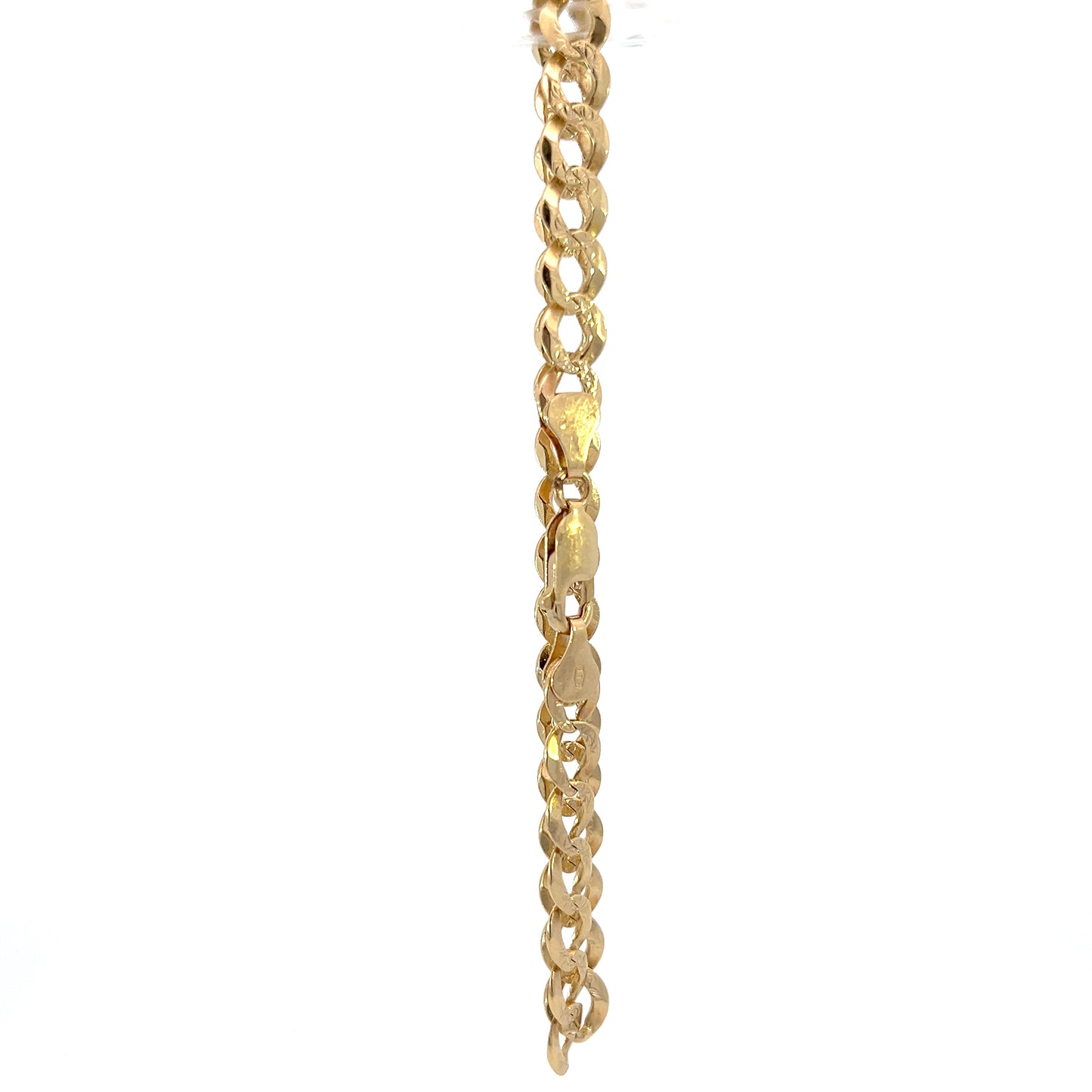 Gold Curb Link Bracelet