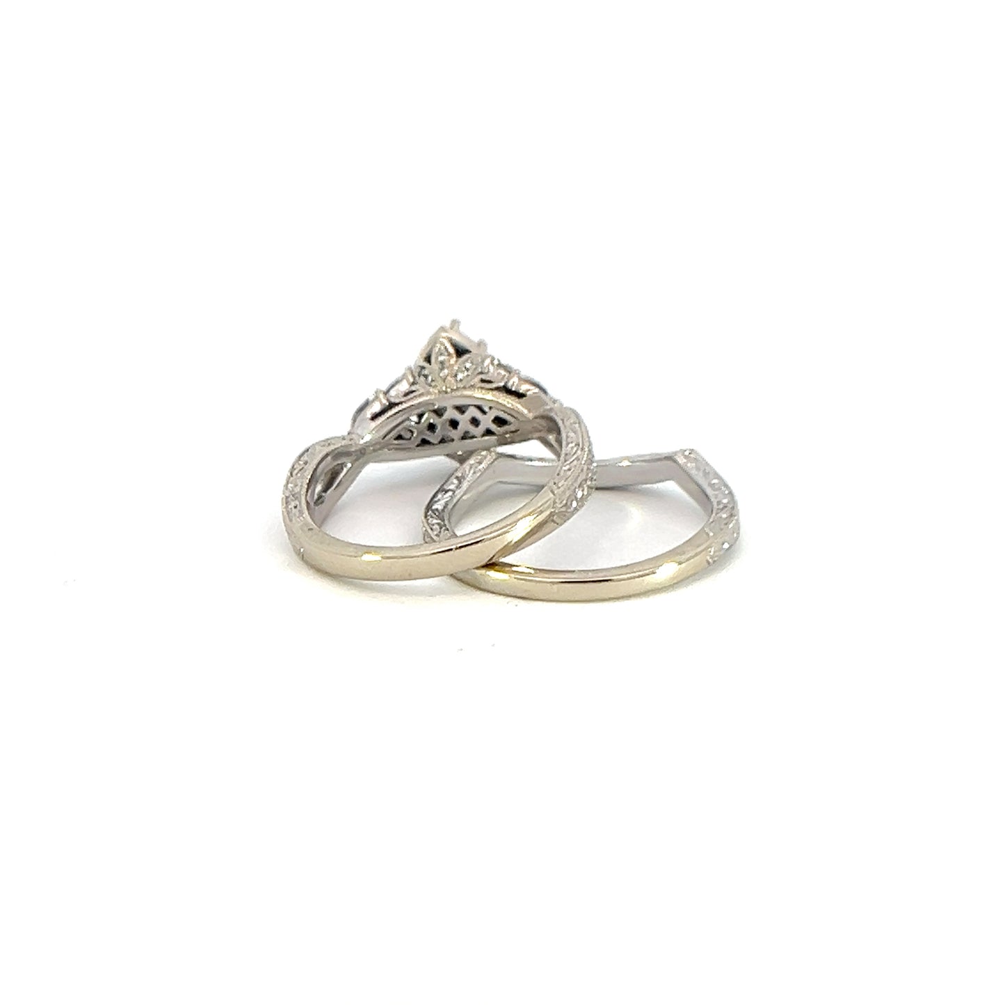 Marquise Wedding Ring Set