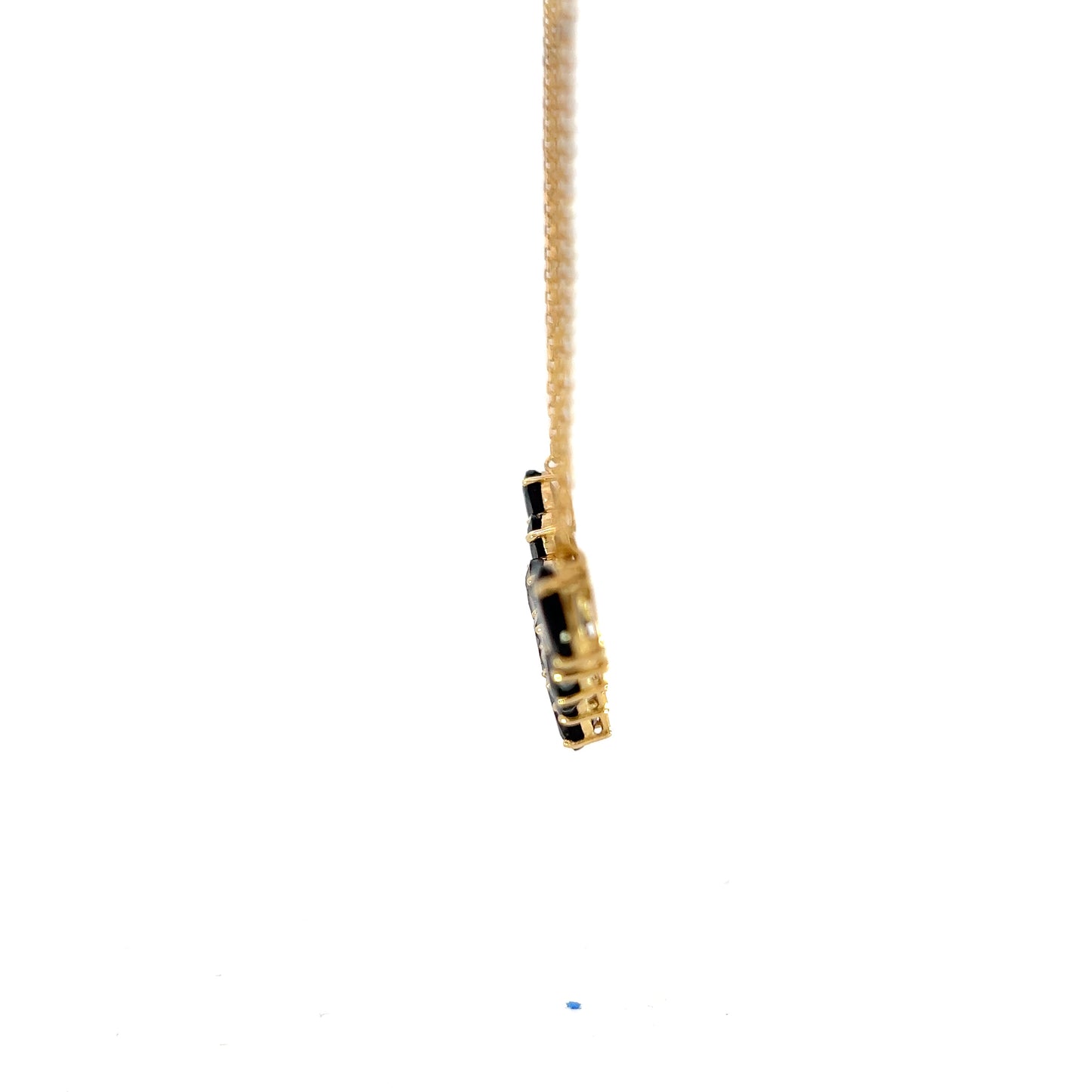 Sapphire Chevron Necklace