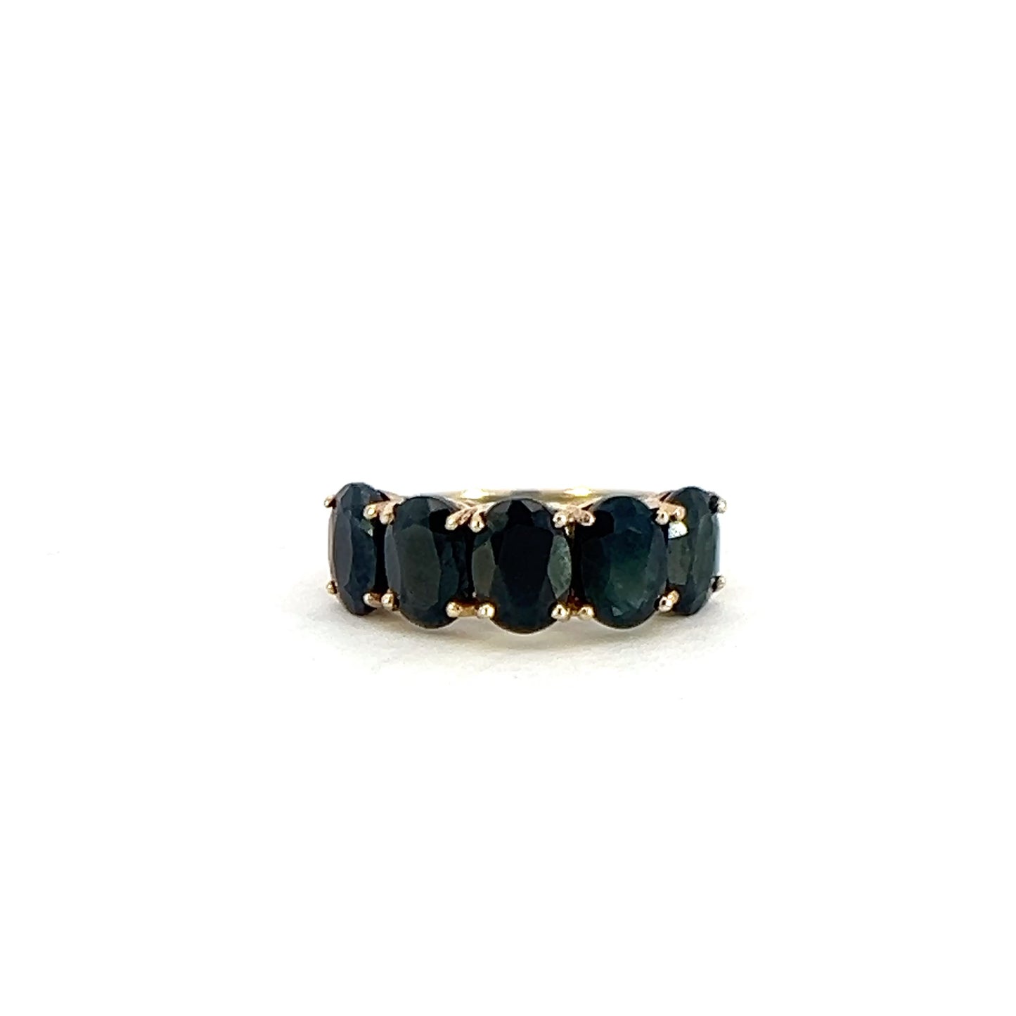Blue Sapphire Band RIng