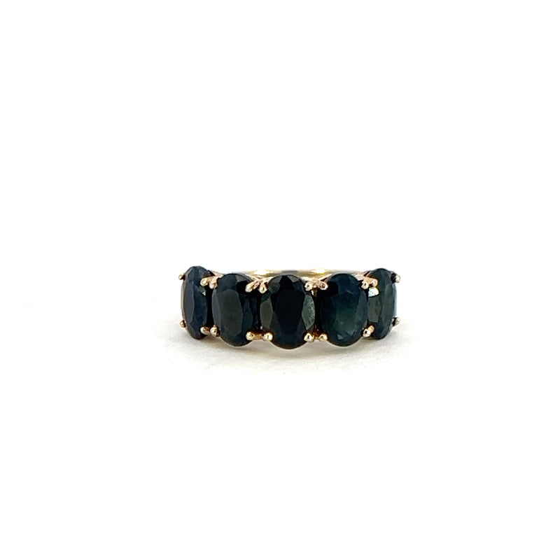 Blue Sapphire Band RIng