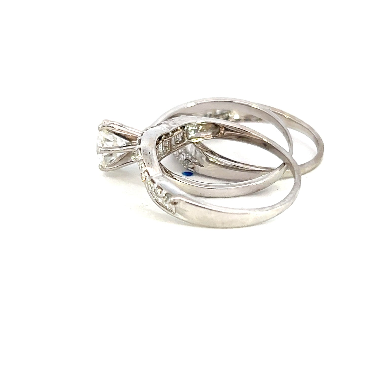 Diamond 3-Piece Wedding Ring Set