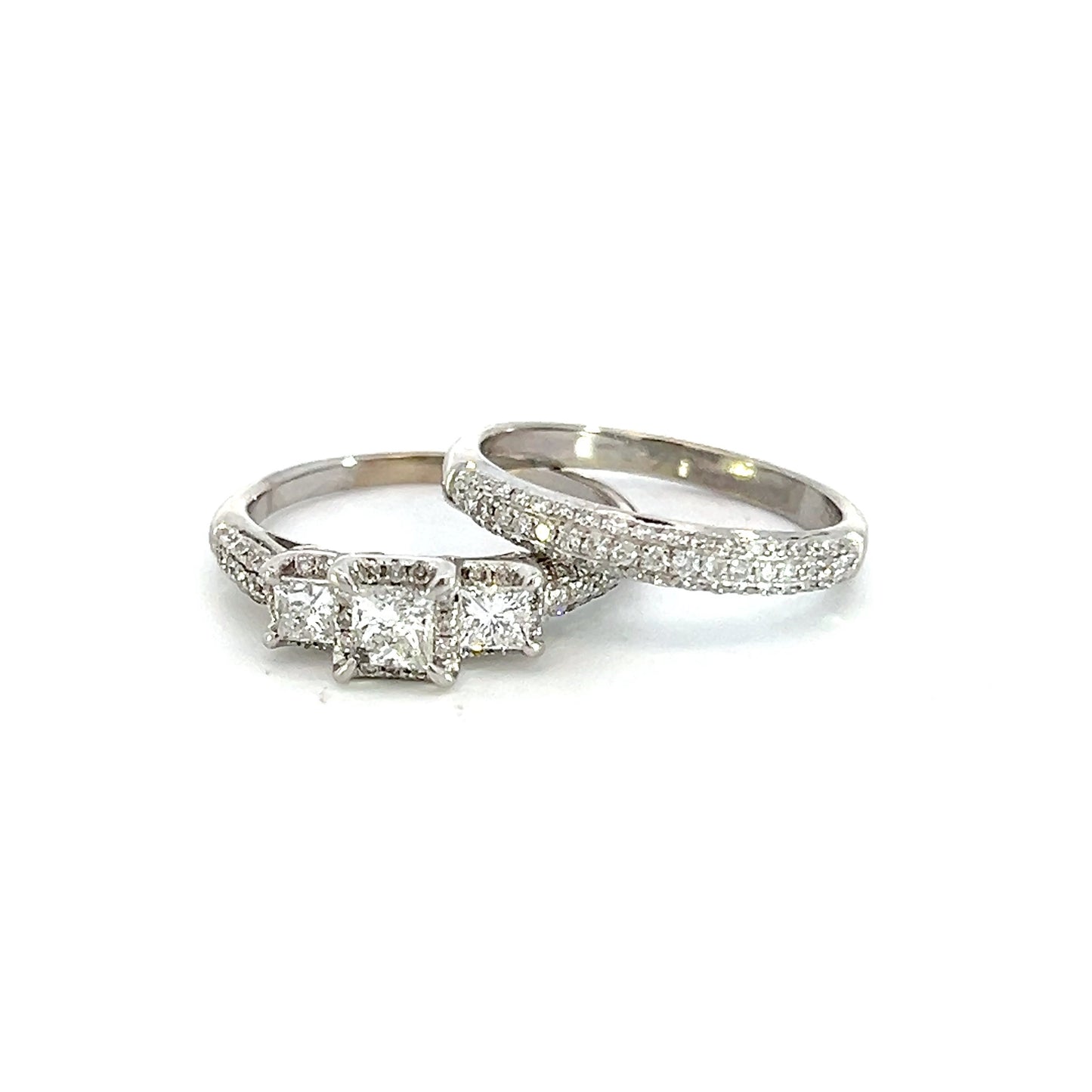 Diamond Wedding Ring Set