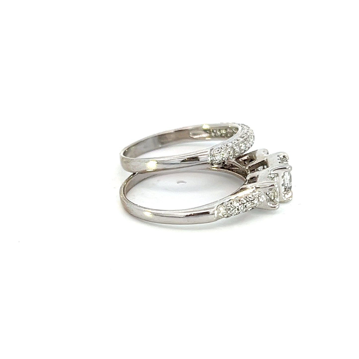 Diamond Wedding Ring Set