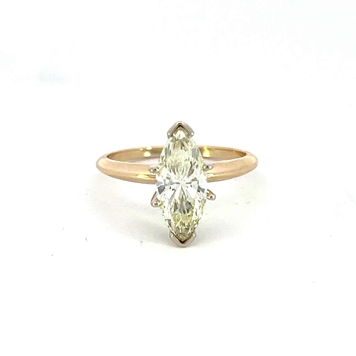 Marquise Solitaire Engagement Ring