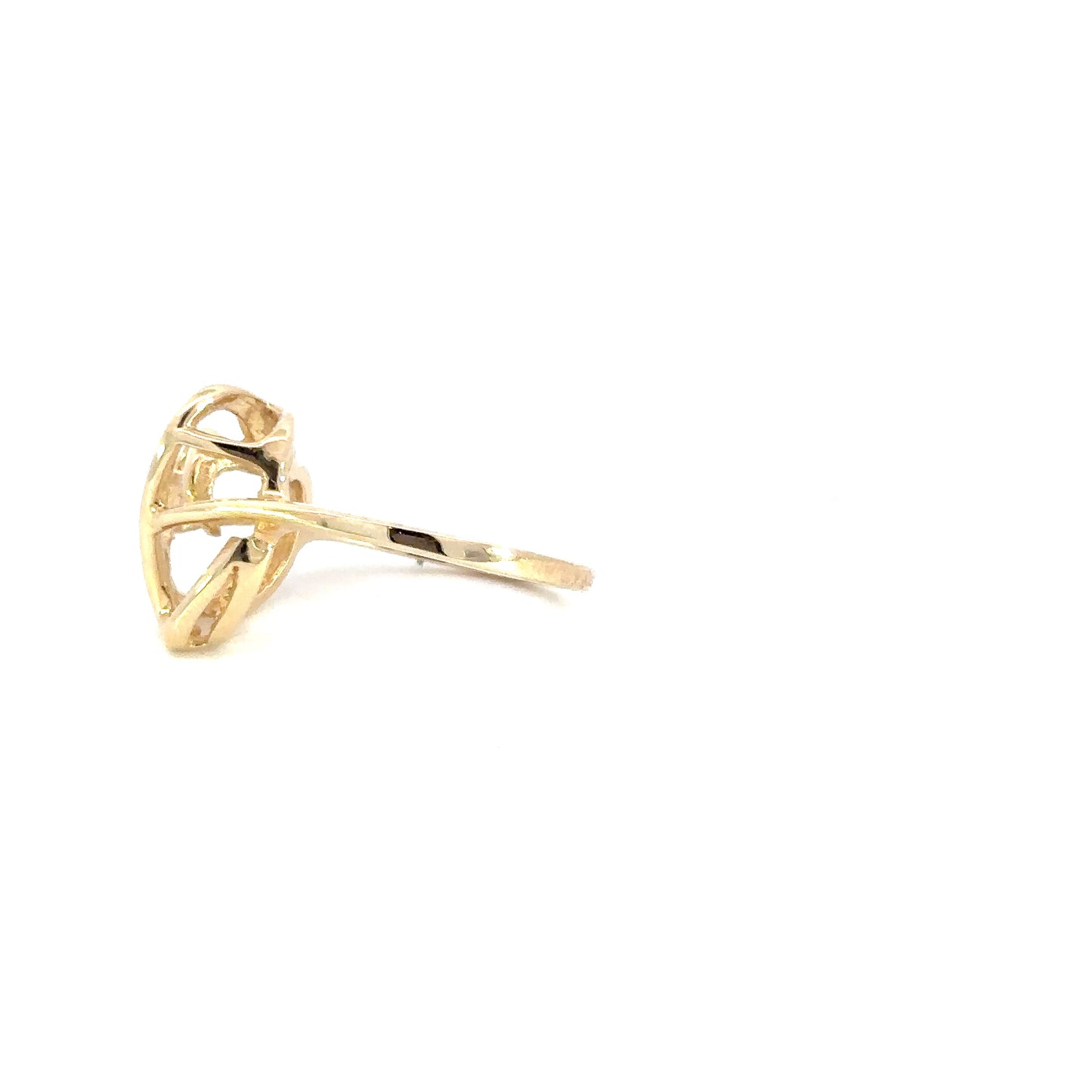 Yellow Gold Heart Ring