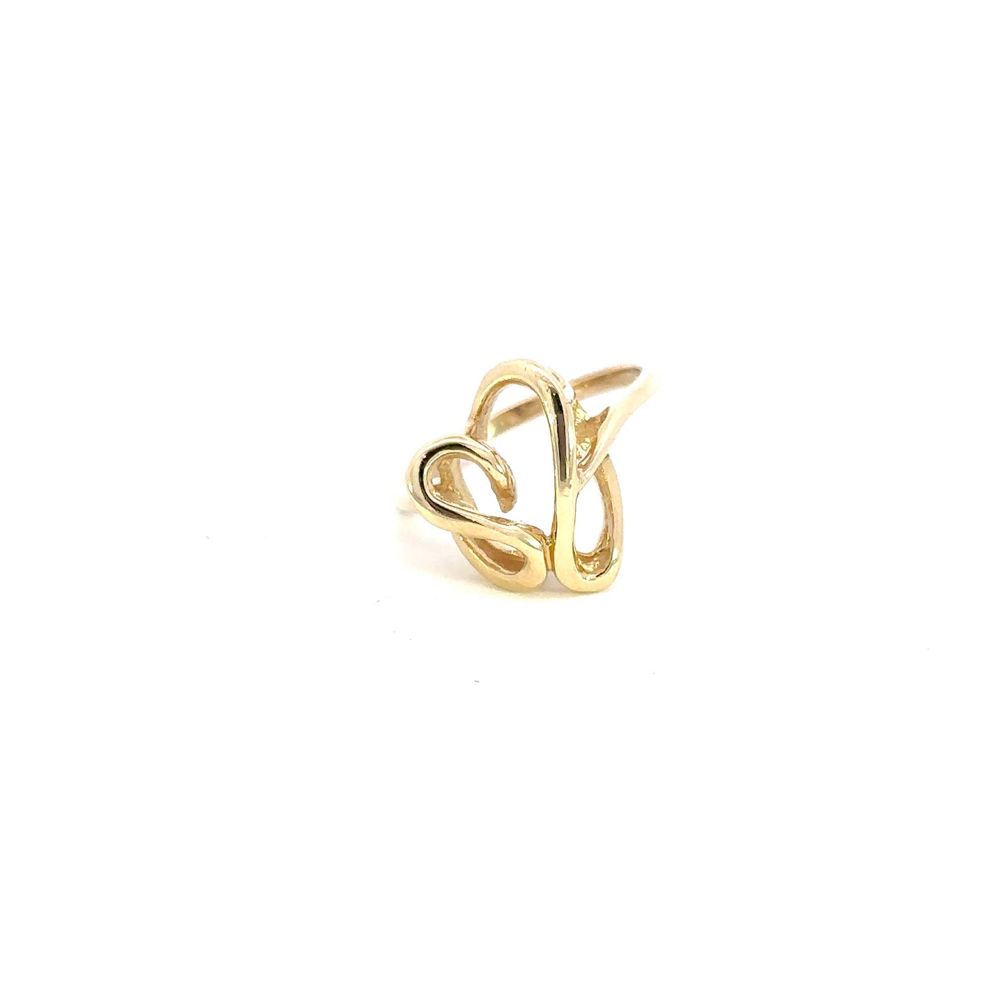 Yellow Gold Heart Ring