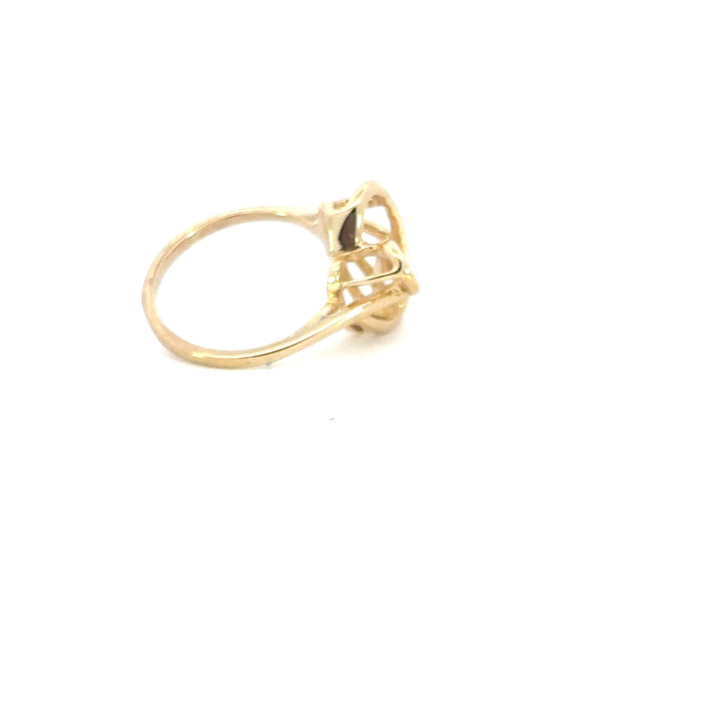 Yellow Gold Heart Ring