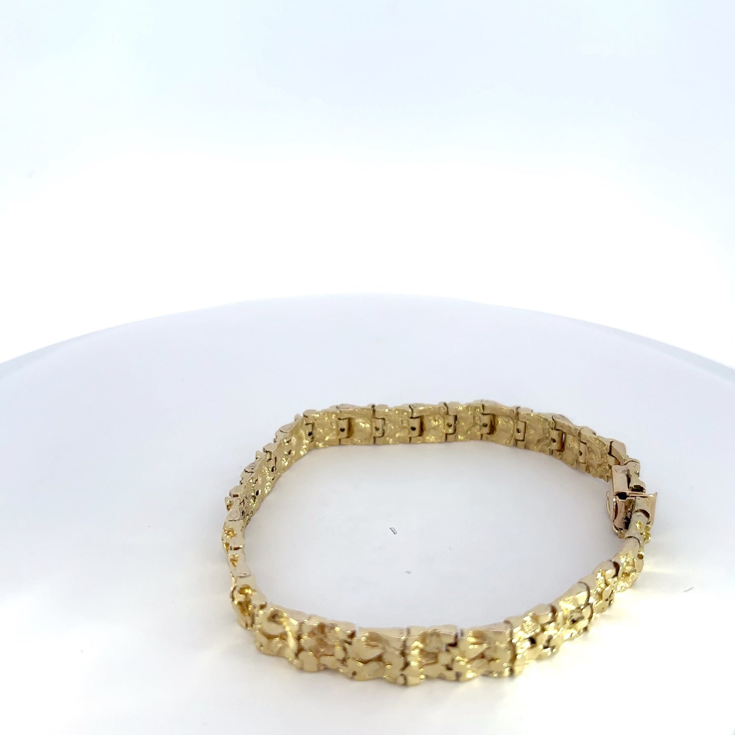 Gold Nugget Bracelet