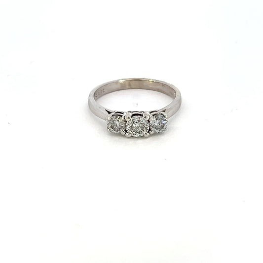 Three Stone Diamond Band