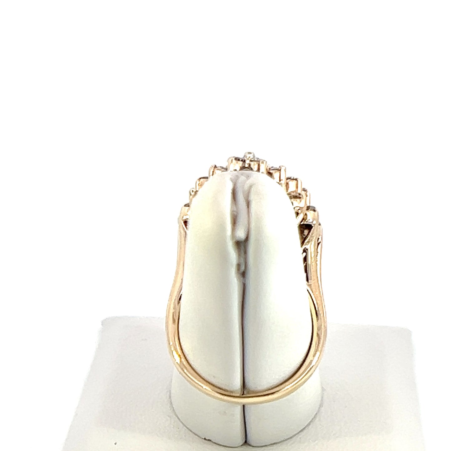 Diamond Cluster Statement Ring