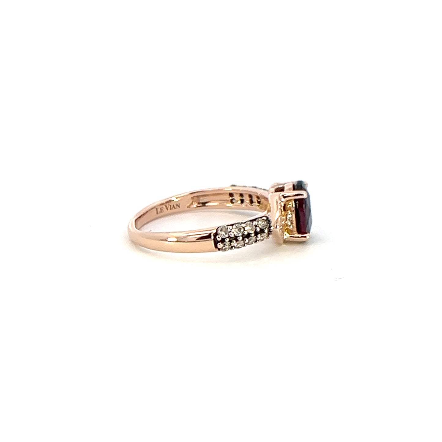 Chocolate & White Diamond Fashion Ring