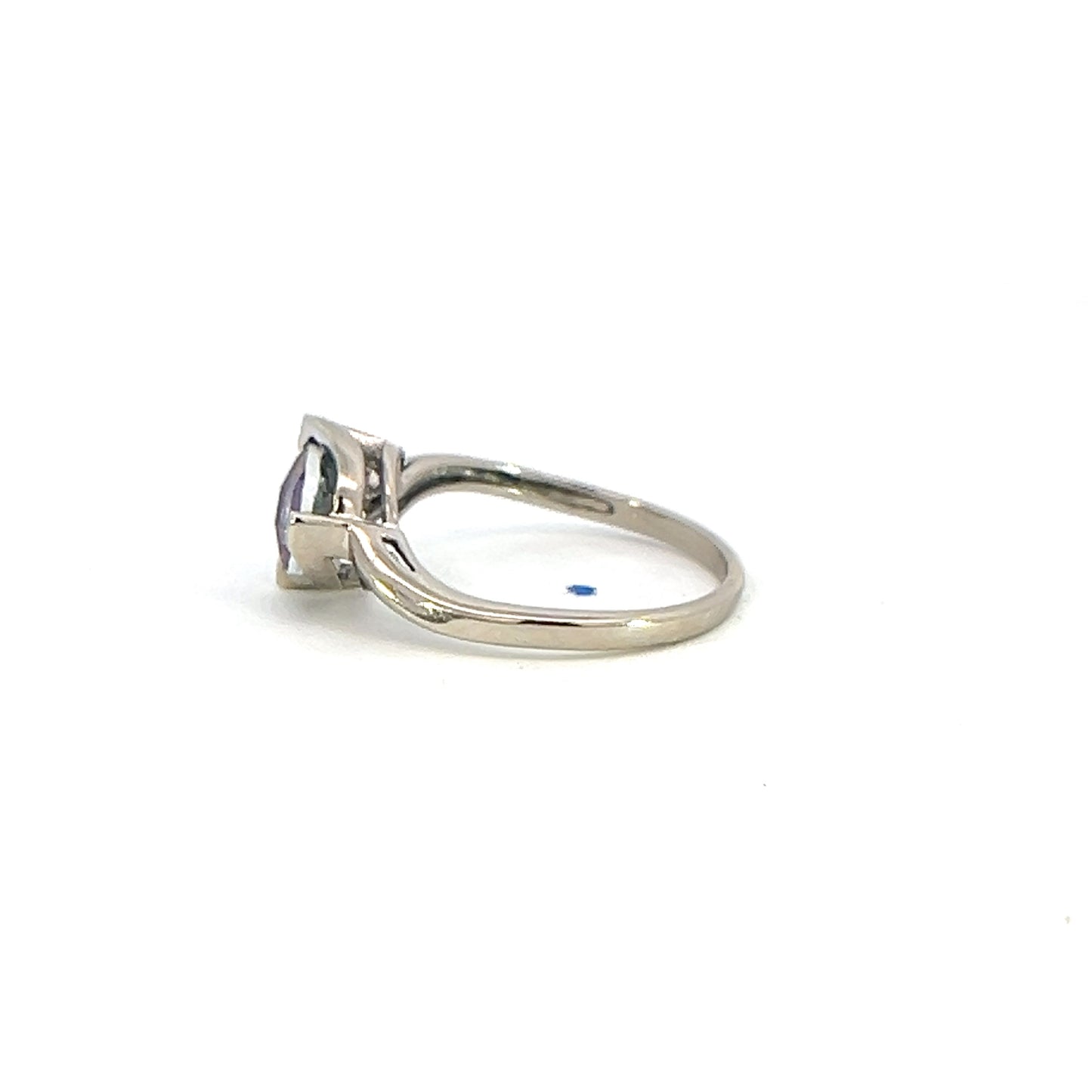 Mystic Topaz Solitaire Ring